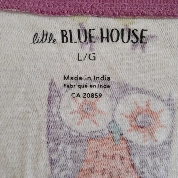 Colorful Owl Print Nightgown - Picture 2 of 4